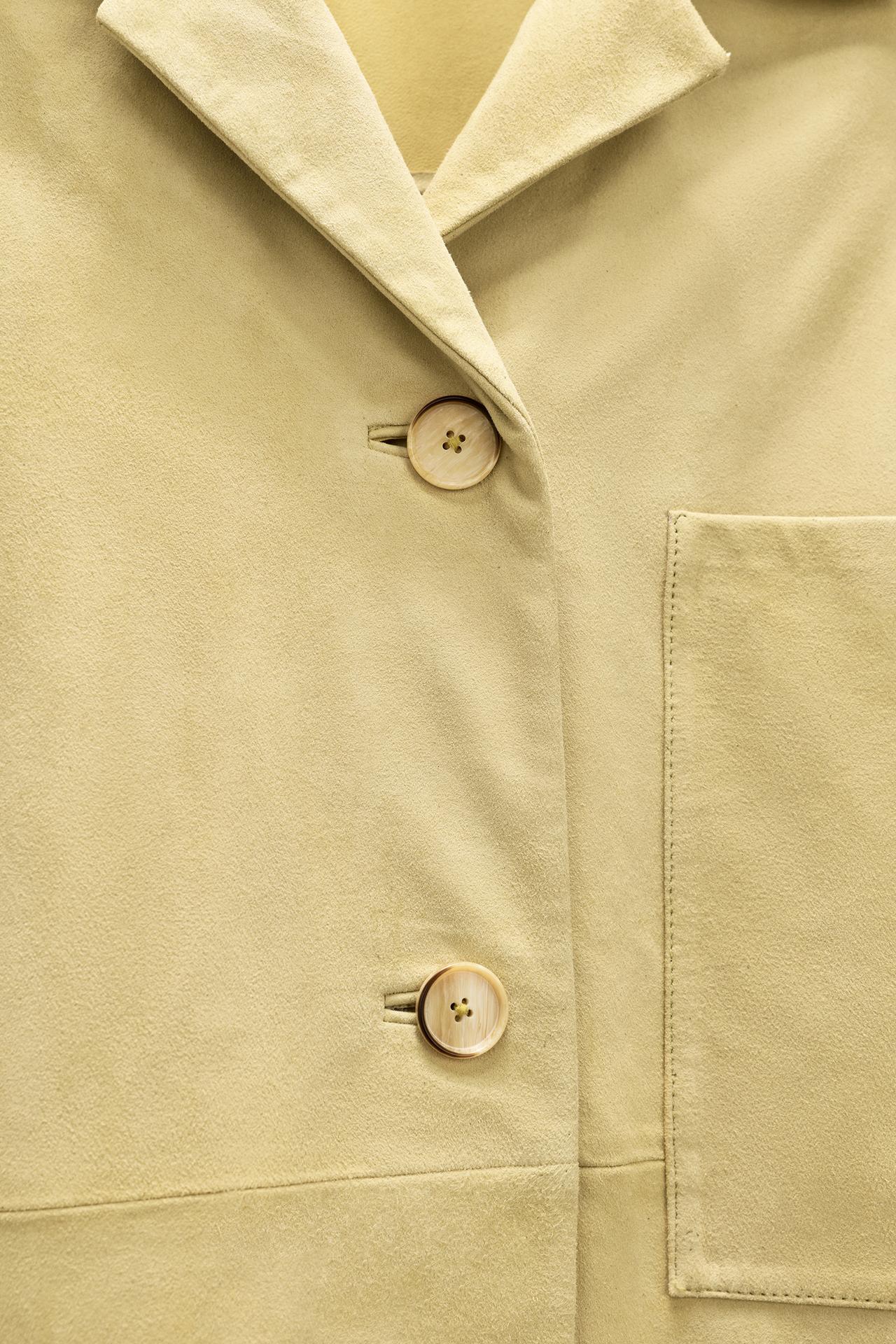 Limited Edition Suede Leather Pocket Shirt