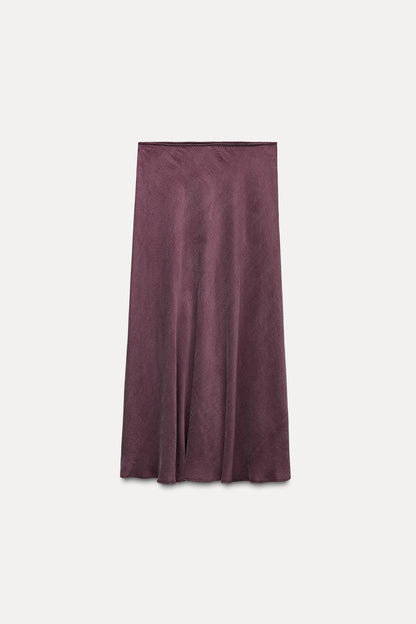 ZW Collection satin midi skirt