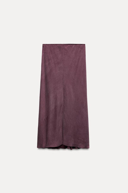 ZW Collection satin midi skirt