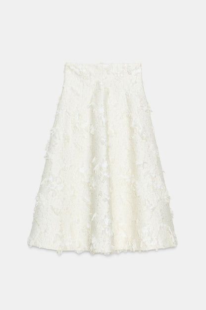 Zw Collection Structured Midi Skirt