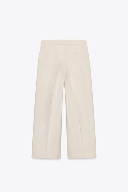 High-Waist Culotte Trousers