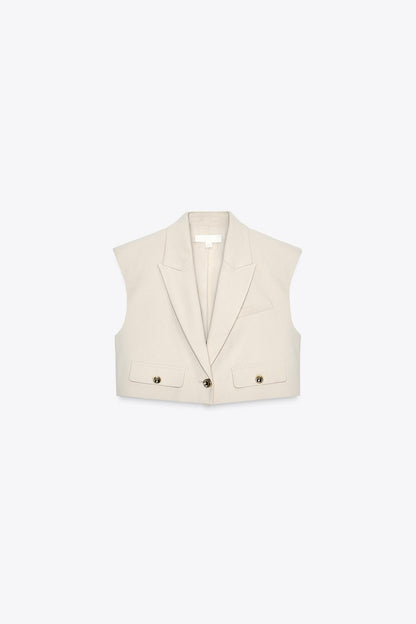 Short Waistcoat With Flaps