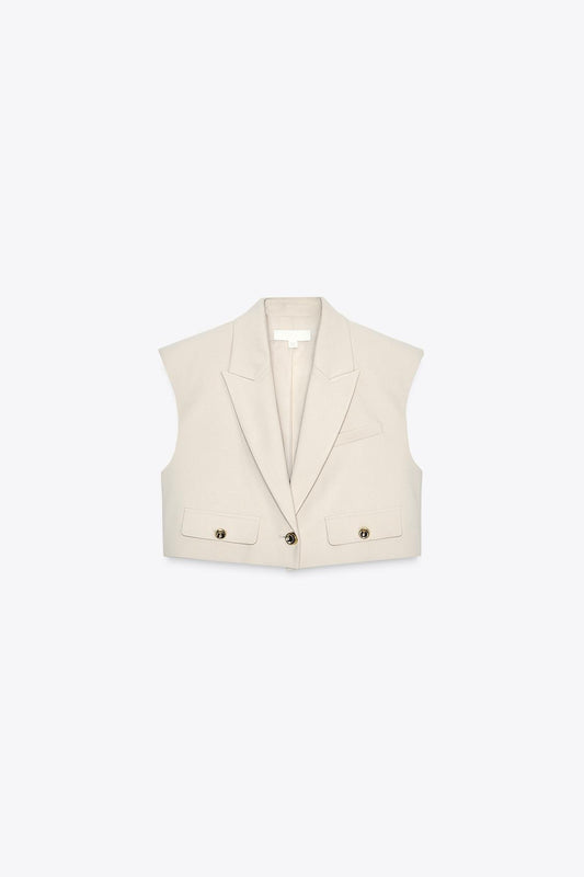 Short Waistcoat With Flaps