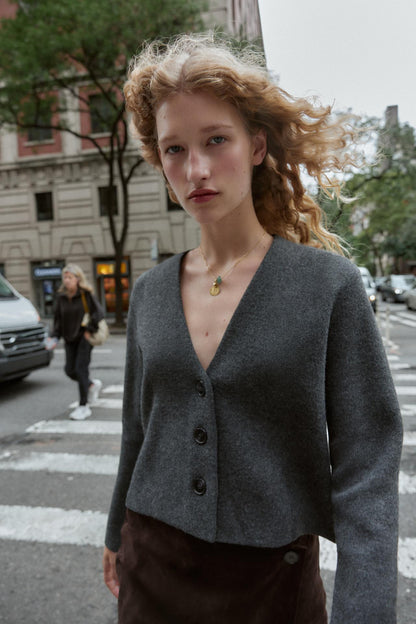V-Neck Cardigan