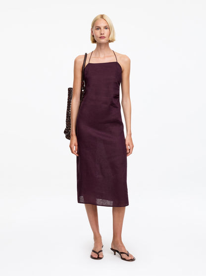 Linen Midi Dress