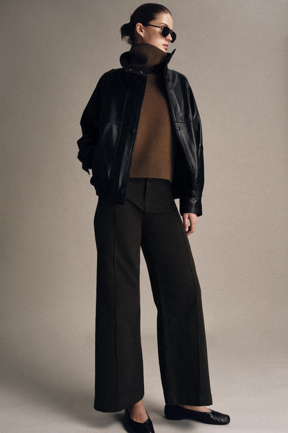 95% Wool High Neck Jumper