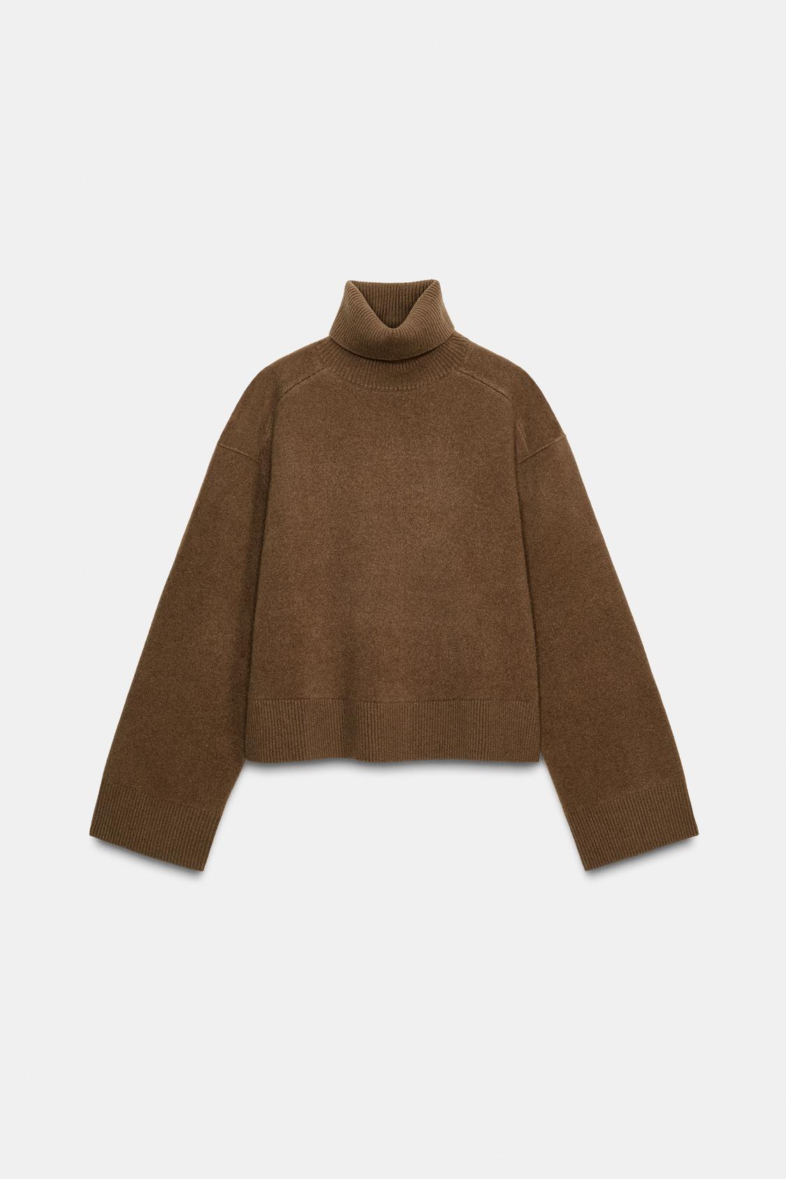 95% Wool High Neck Jumper