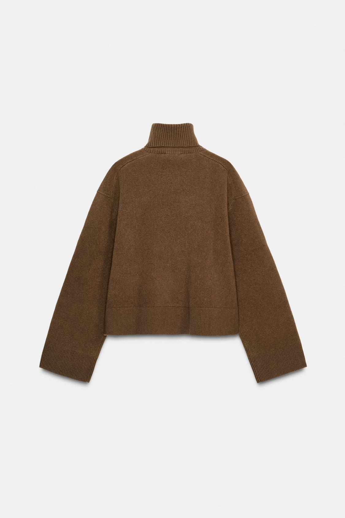 95% Wool High Neck Jumper