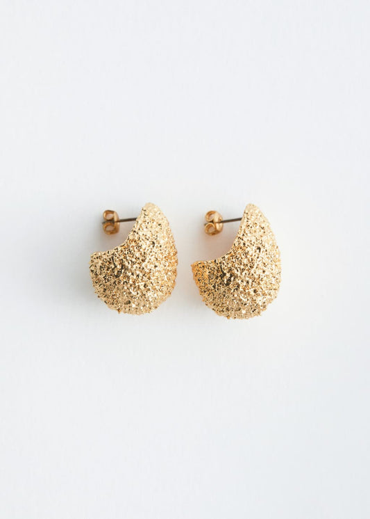 Textured Dome Earrings