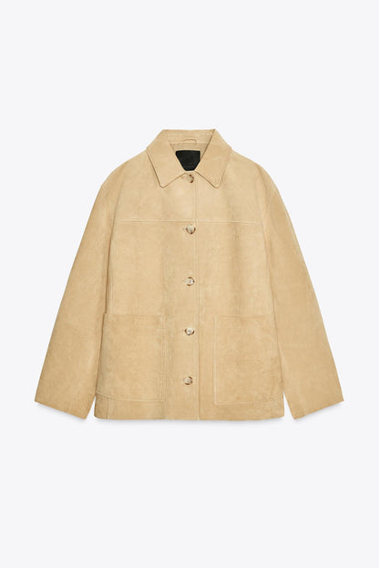 ZW COLLECTION Limited Edition Suede Leather Jacket