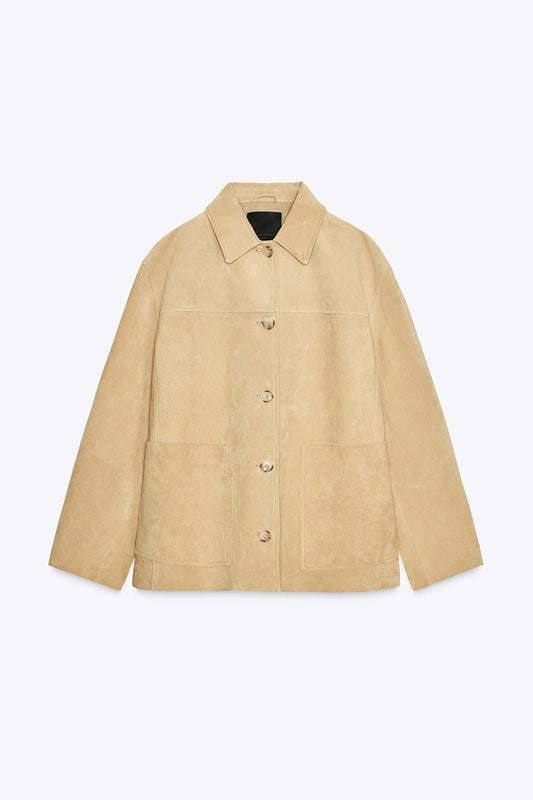 ZW COLLECTION Limited Edition Suede Leather Jacket