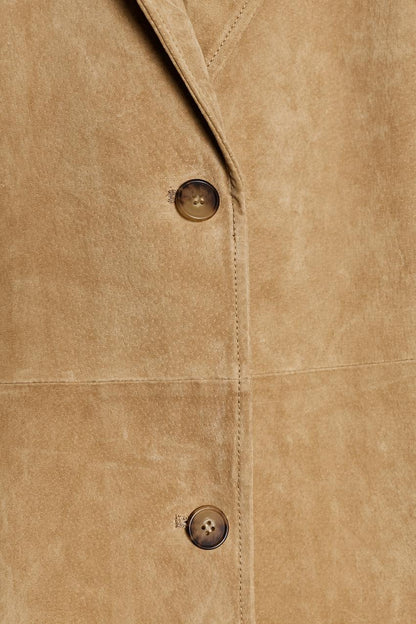 Suede Leather Coat – ZW Collection Limited Edition