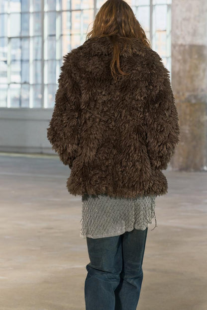 ZW Collection faux fur short coat