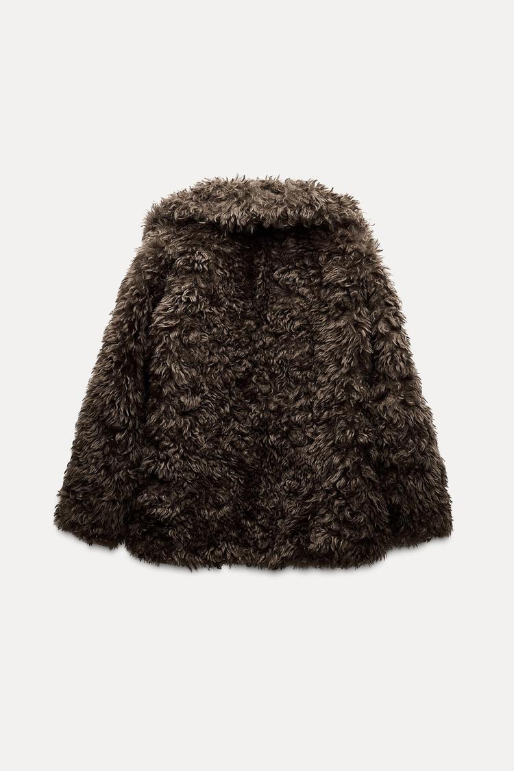 ZW Collection faux fur short coat