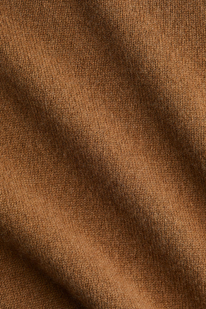 Cashmere polo-neck jumper