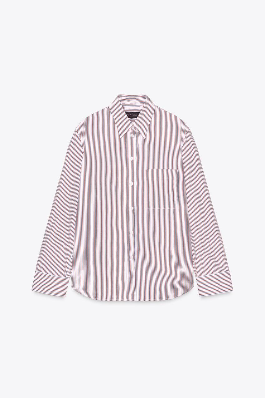 ZW Collection Striped Poplin Shirt
