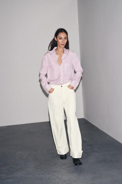ZW Collection Striped Poplin Shirt