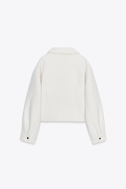 Bouclé Jacket With Patch Pockets