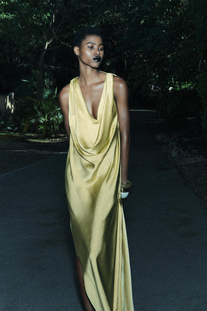 ZW Collection flowing satin dress