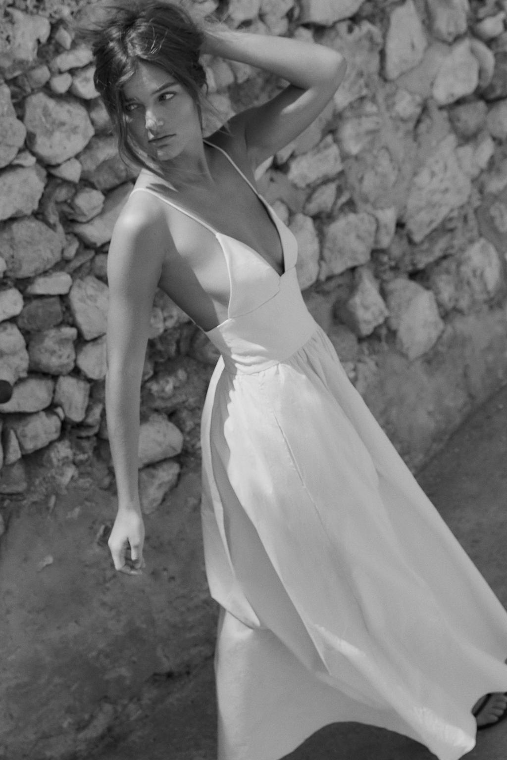 Poplin Midi Dress