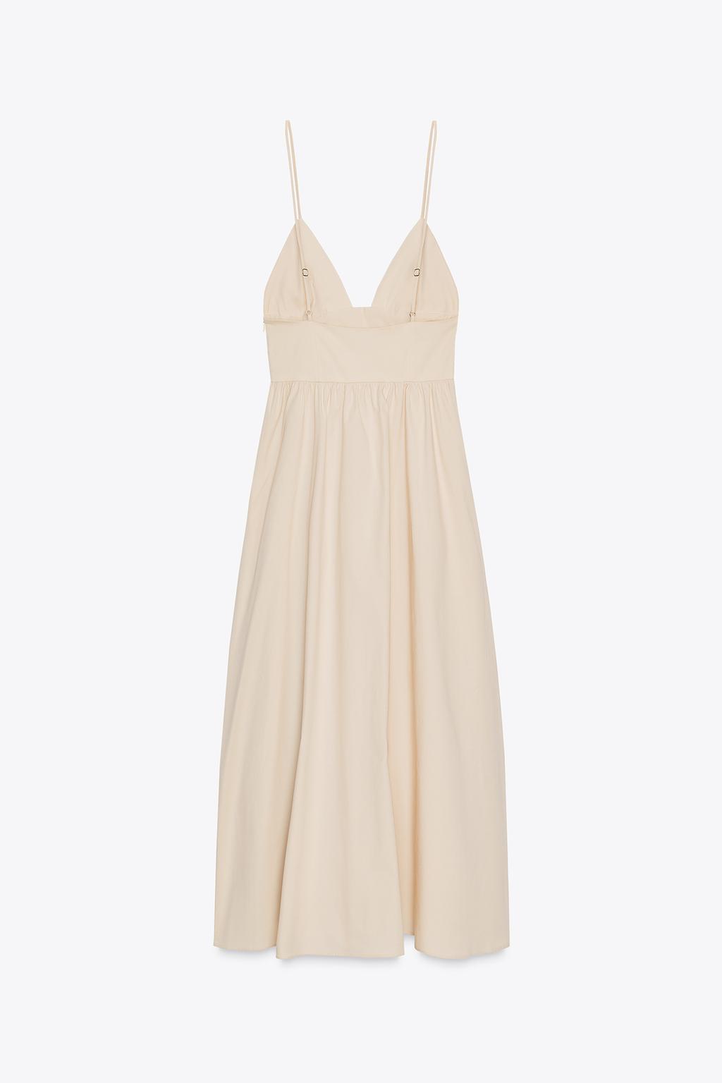 Poplin Midi Dress