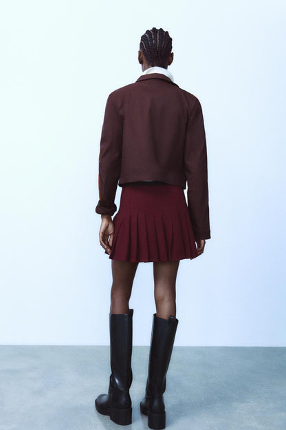 Box Pleat Skort