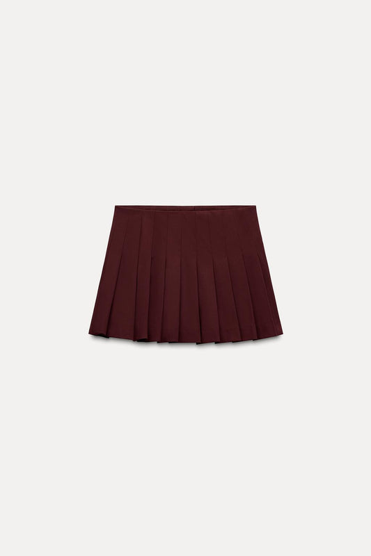 Box Pleat Skort