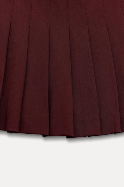 Box Pleat Skort