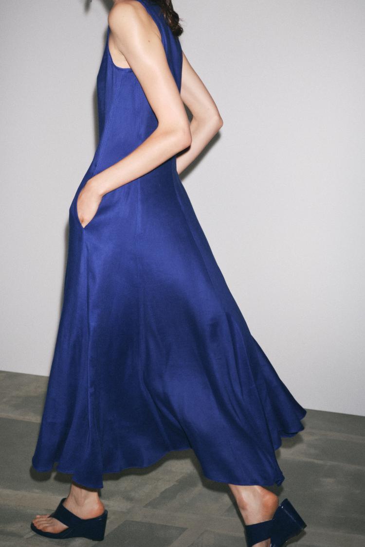 ZW Collection Linen Blend Dress