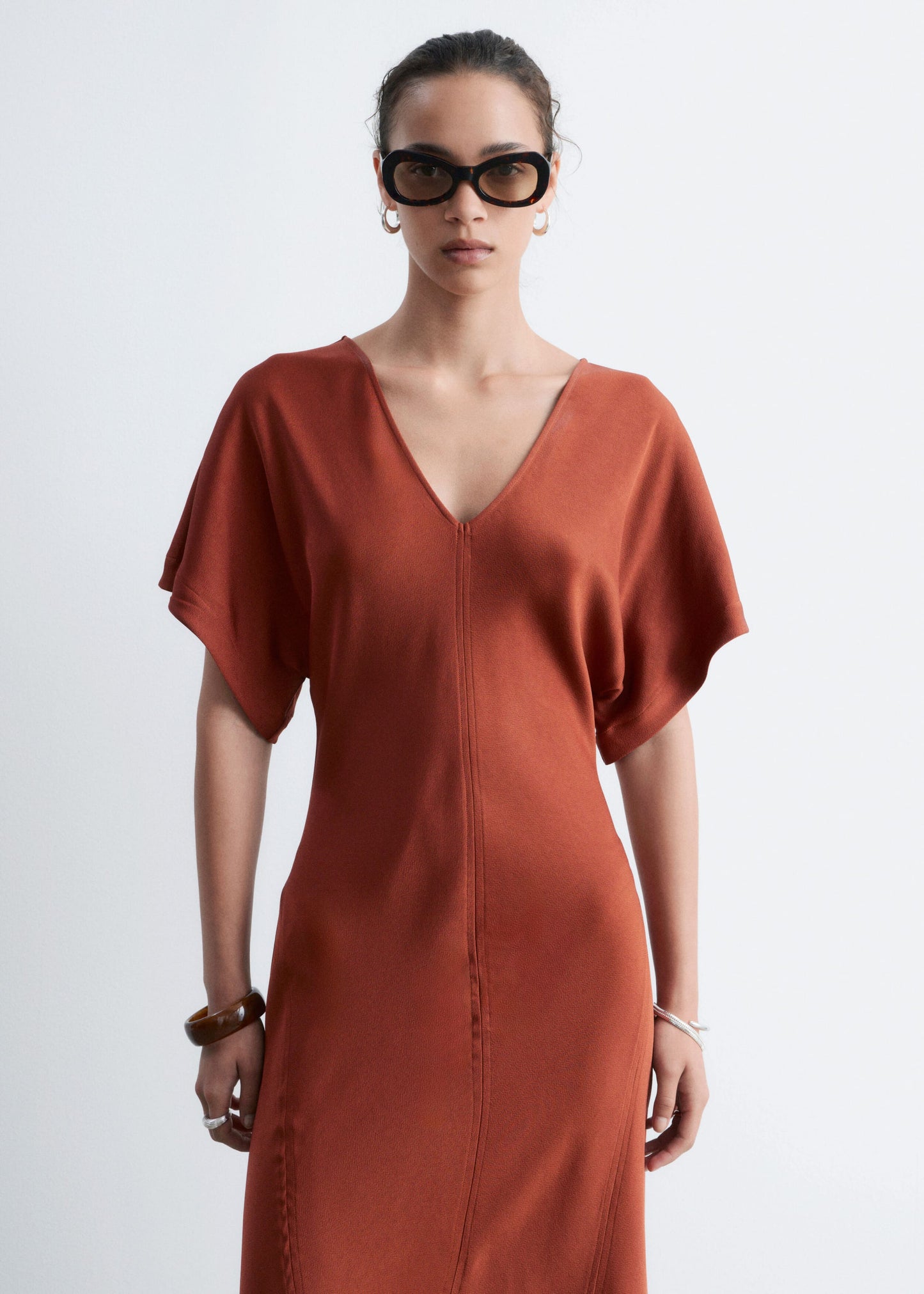 V-Neck Maxi Dress
