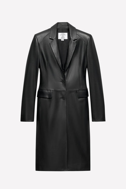 Fitted Leather Coat Ludovic De Saint Sernin x Zara