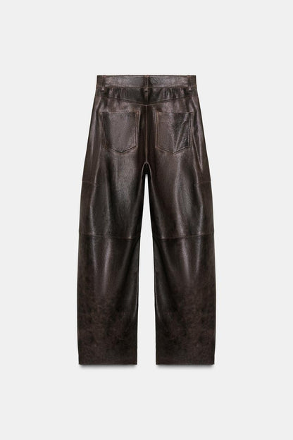 Zw Collection Limited Edition Leather Trousers