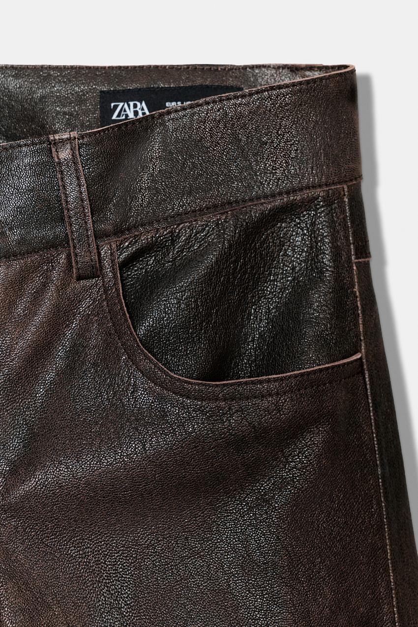 Zw Collection Limited Edition Leather Trousers