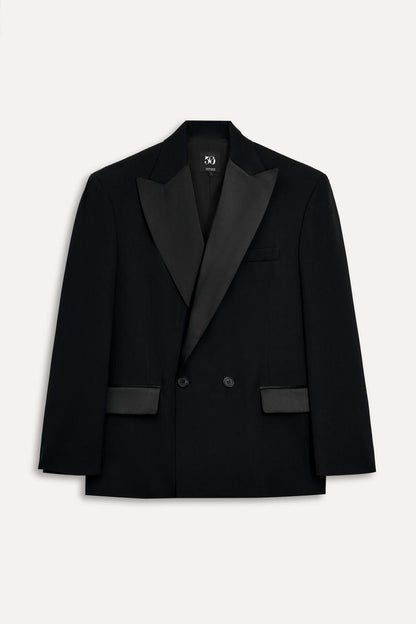 Contrast Double-Breasted Blazer 50th Anniversary