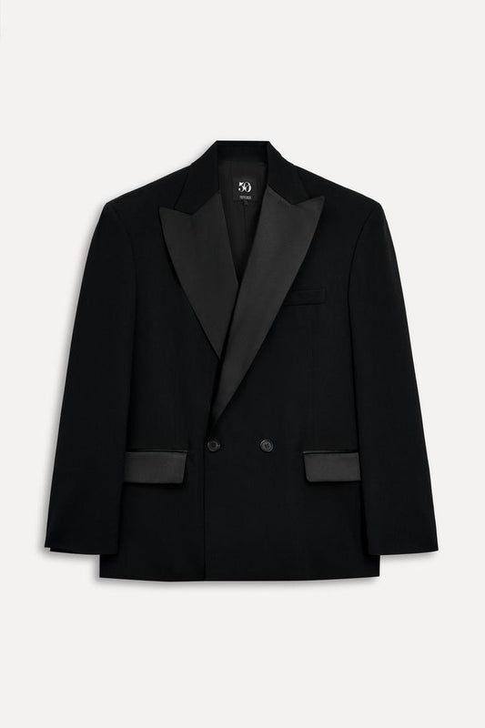 Contrast Double-Breasted Blazer 50th Anniversary