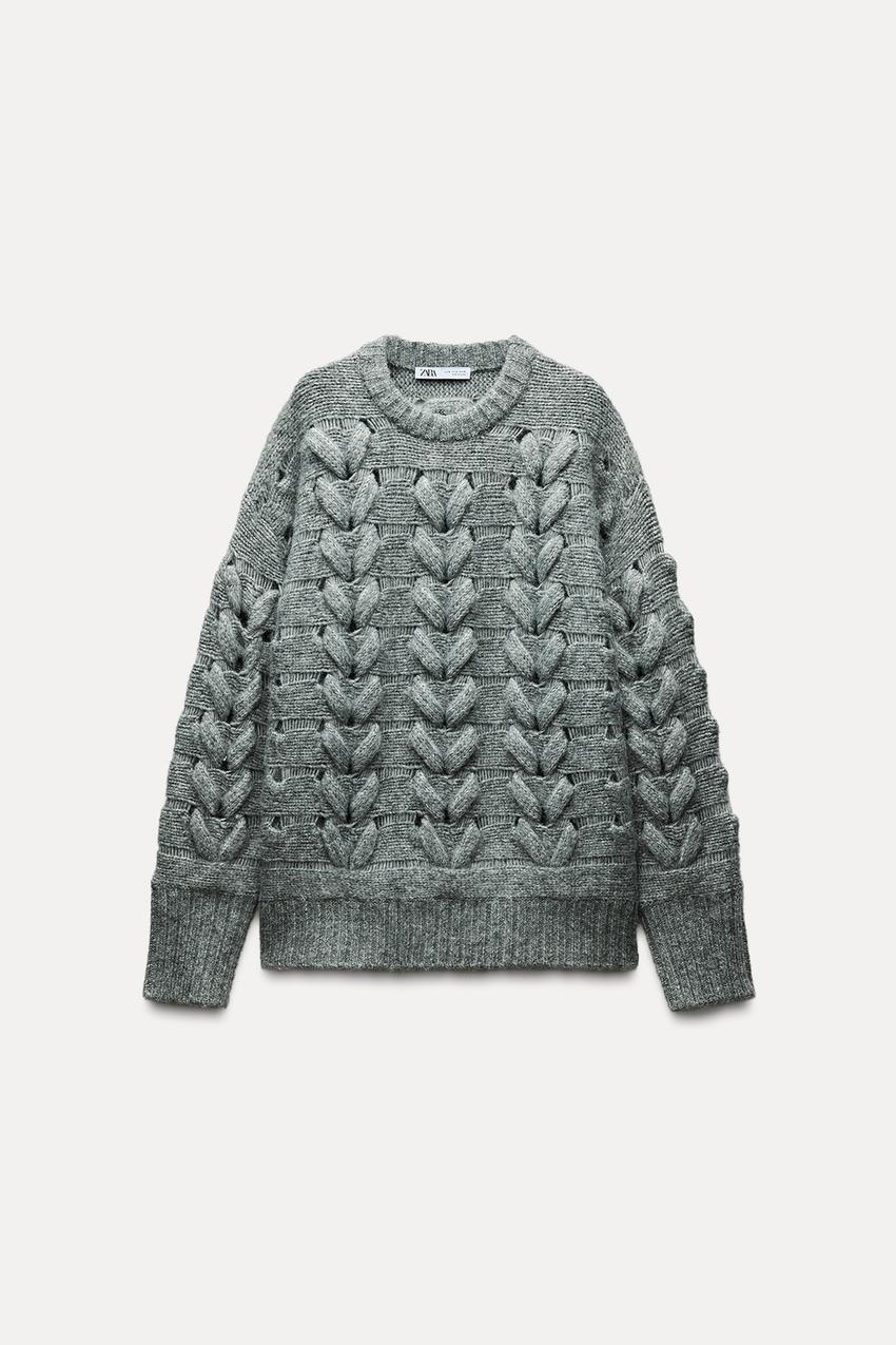 Cable-Knit Sweater