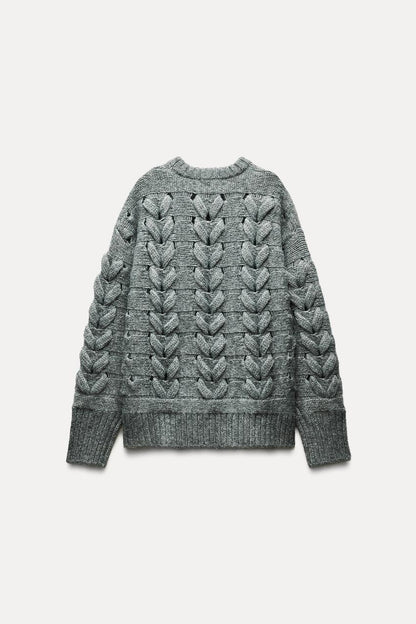 Cable-Knit Sweater