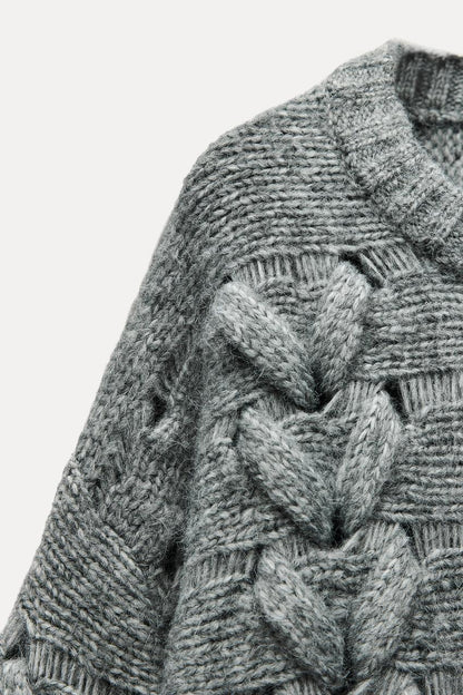 Cable-Knit Sweater