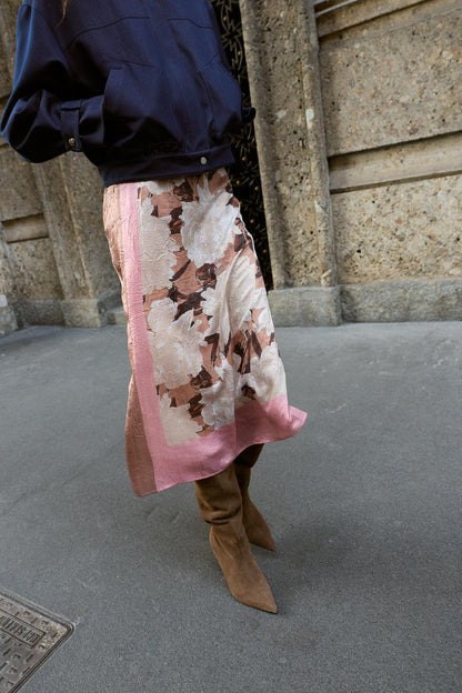 Printed Floral Skirt