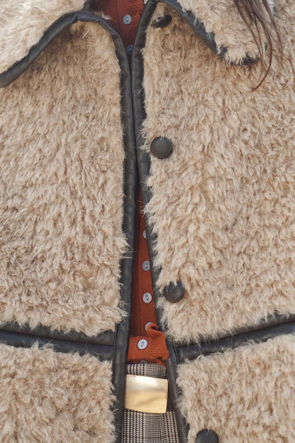 Long Faux Shearling Coat - Limited Edition