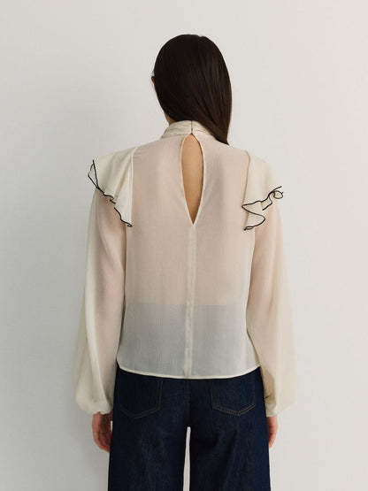 Ruffle blouse