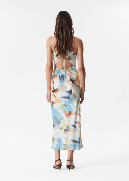 Satin Slip Midi Dress