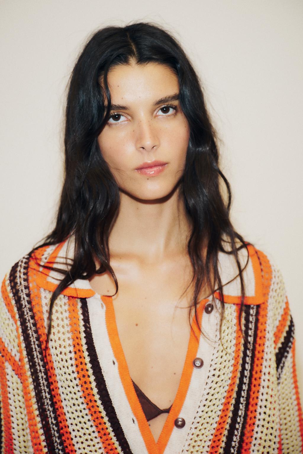 Collar Polo Cardigan