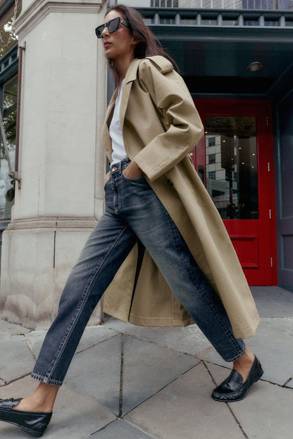 Trench Coat With Belt