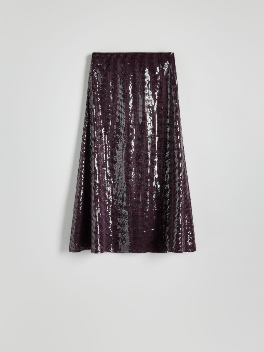 Skirt with sequins