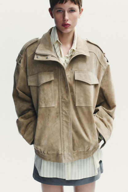 Suede Leather Jacket