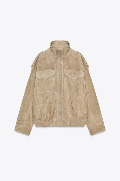 Suede Leather Jacket