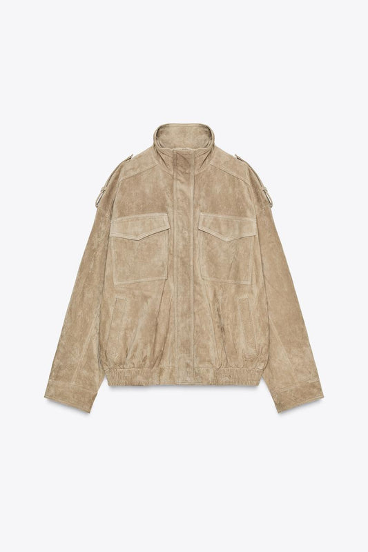 Suede Leather Jacket