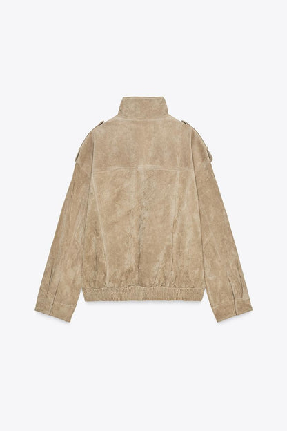 Suede Leather Jacket