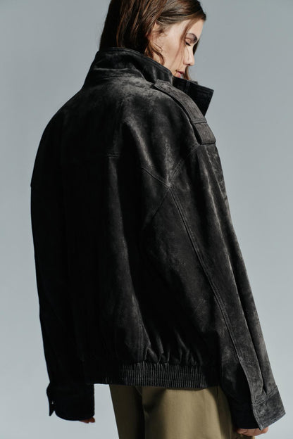 Suede Leather Jacket